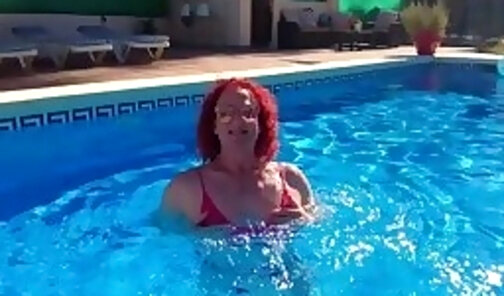Teasing in the pool