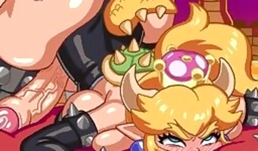 bowsette fucked by peach