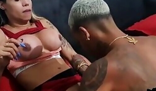Brazilian goddess dominates bottom