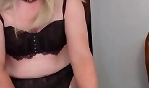Big dildo sexy lingerie hard orgasm watch me cum - NikkiGee