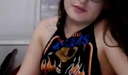 Chubby trans bombshell punishes a dude on cam