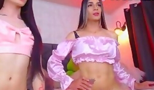 Sexy Latina SheBoys having Sex  doing a Web Cam Show Part 5