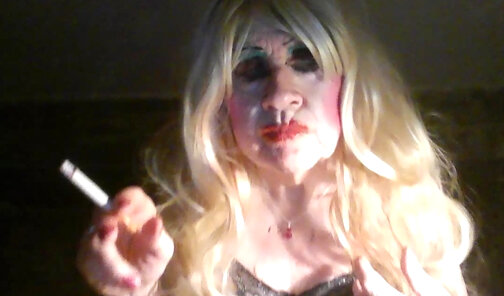 Tranny Tgurl smoking slut Sarah Millward