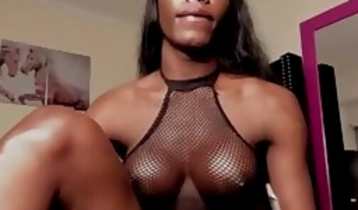 Perfect Ebony SheBabe great cock & nice boobs Webcam Show