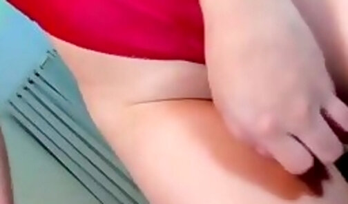 big boobs asian trans babe masturbates on webcam