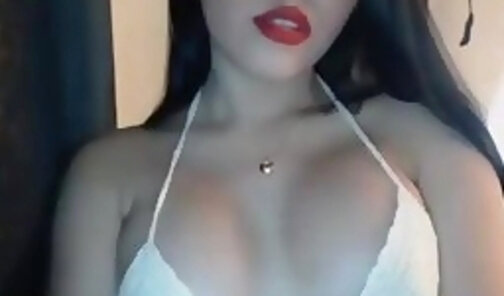Hot transsexual Masturbate On Webcam