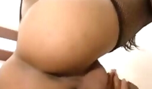 Tranny small tits plays with big cock massive balls