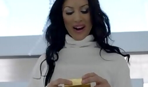 TRANSFIXED - Pretty Brunette Is Surprised With Christmas Wedding Proposal From Romantic Zari