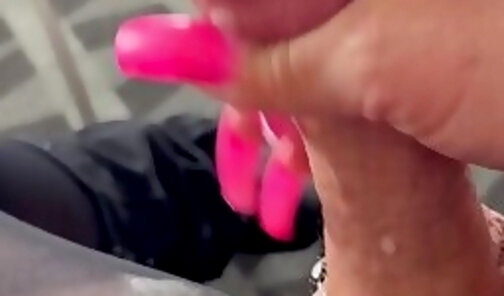 CdTina pink nails and cum