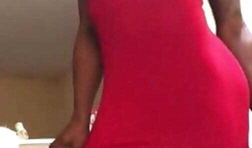 Sexy red dress